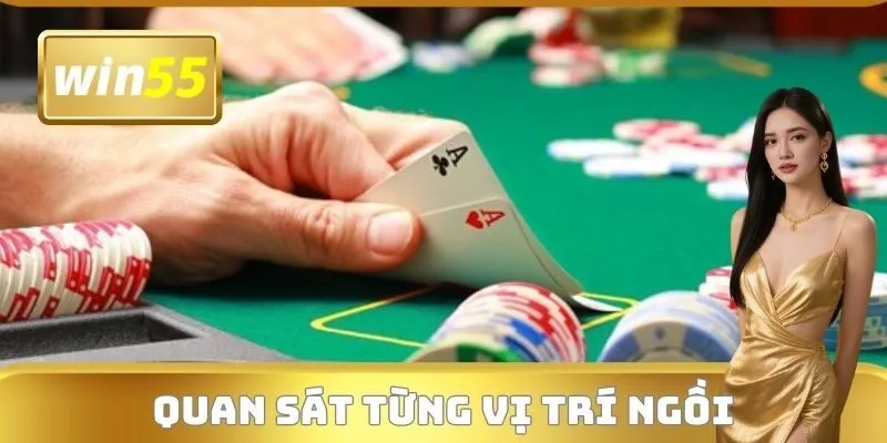 Quan sát từng vị trí ngồi