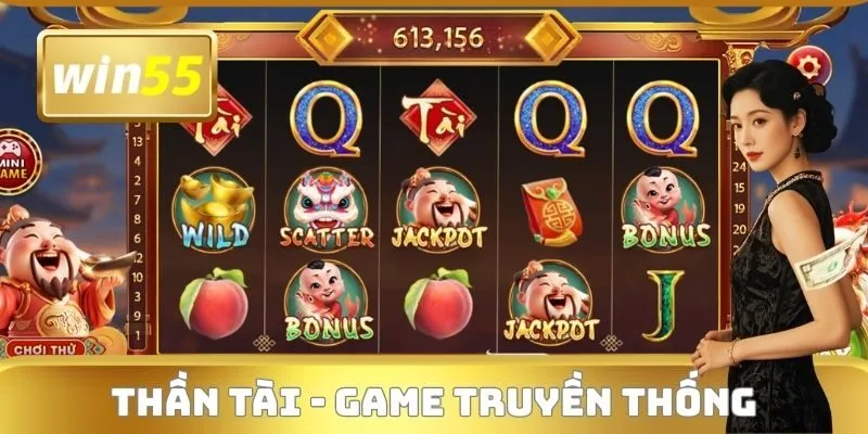 Thần tài là slot game truyền thống đơn giản